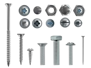different types of fasteners